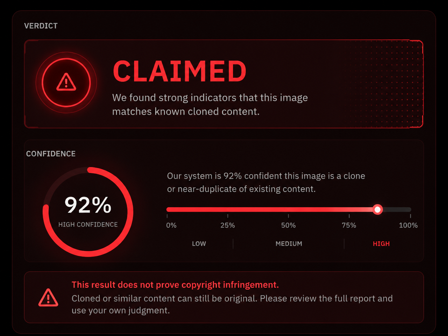 Voicemail watchlist — alert when new clips look synthetic